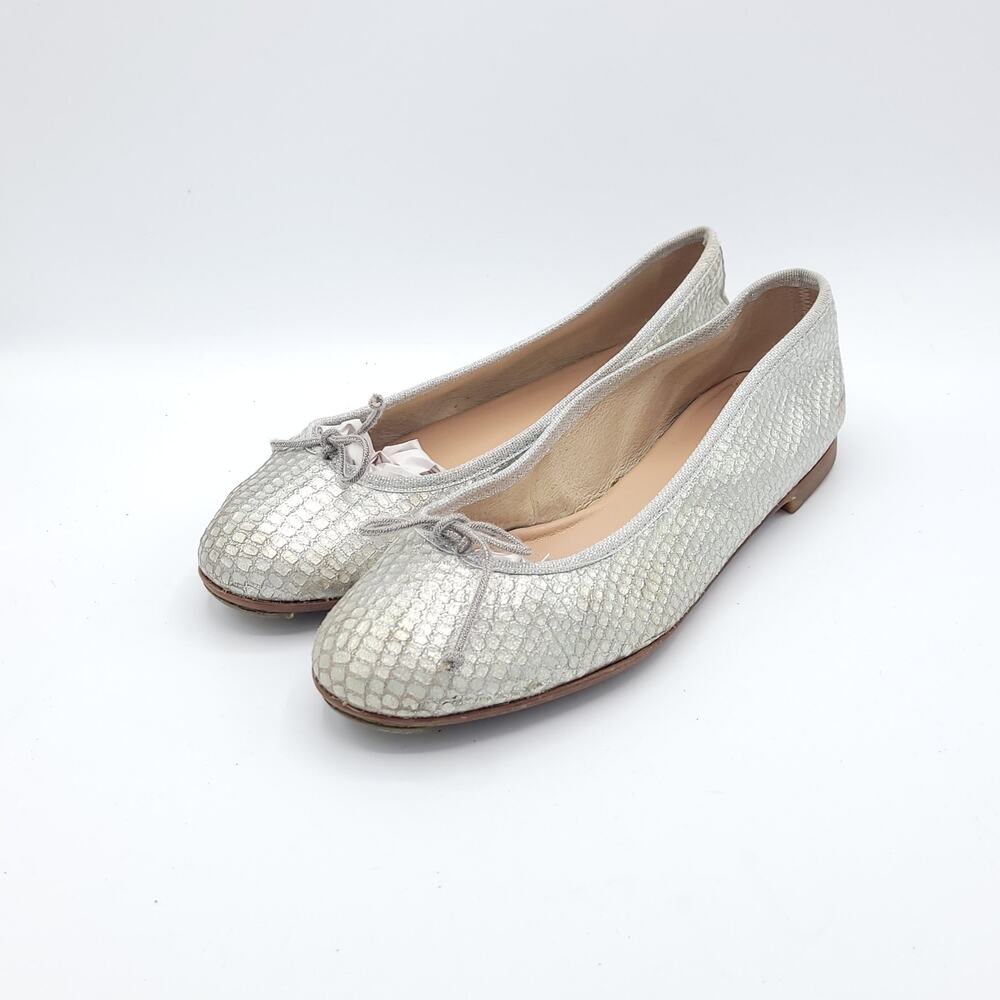 Fratelli metallic flats ballet women's size 6